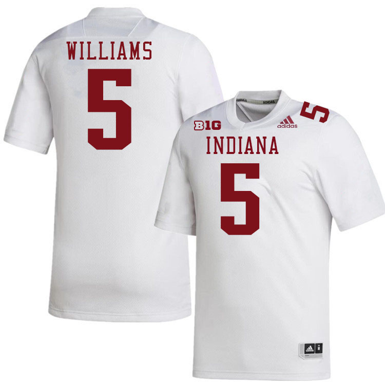 #5 Ke'Shawn Williams Indiana Hoosiers Football Jeresys College Apparels,Uniforms Stitched-White